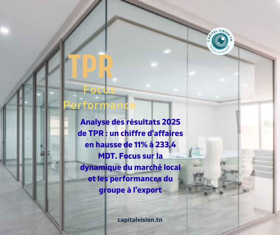 TPR 2025 : Une augmentation de +11% stimulée par l&rsquo;énergie industrielle et le marché local.