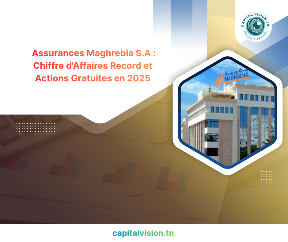 Maghrebia S.A : Un dividende de 2,900 DT et  gratuité d&rsquo;actions pour les actionnaires