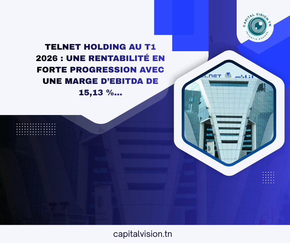 TELNET HOLDING : Rentabilité en forte hausse au T1 2026